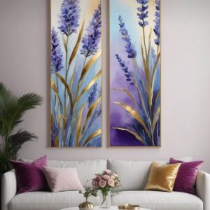 Tulip Flower Orphism Design 3